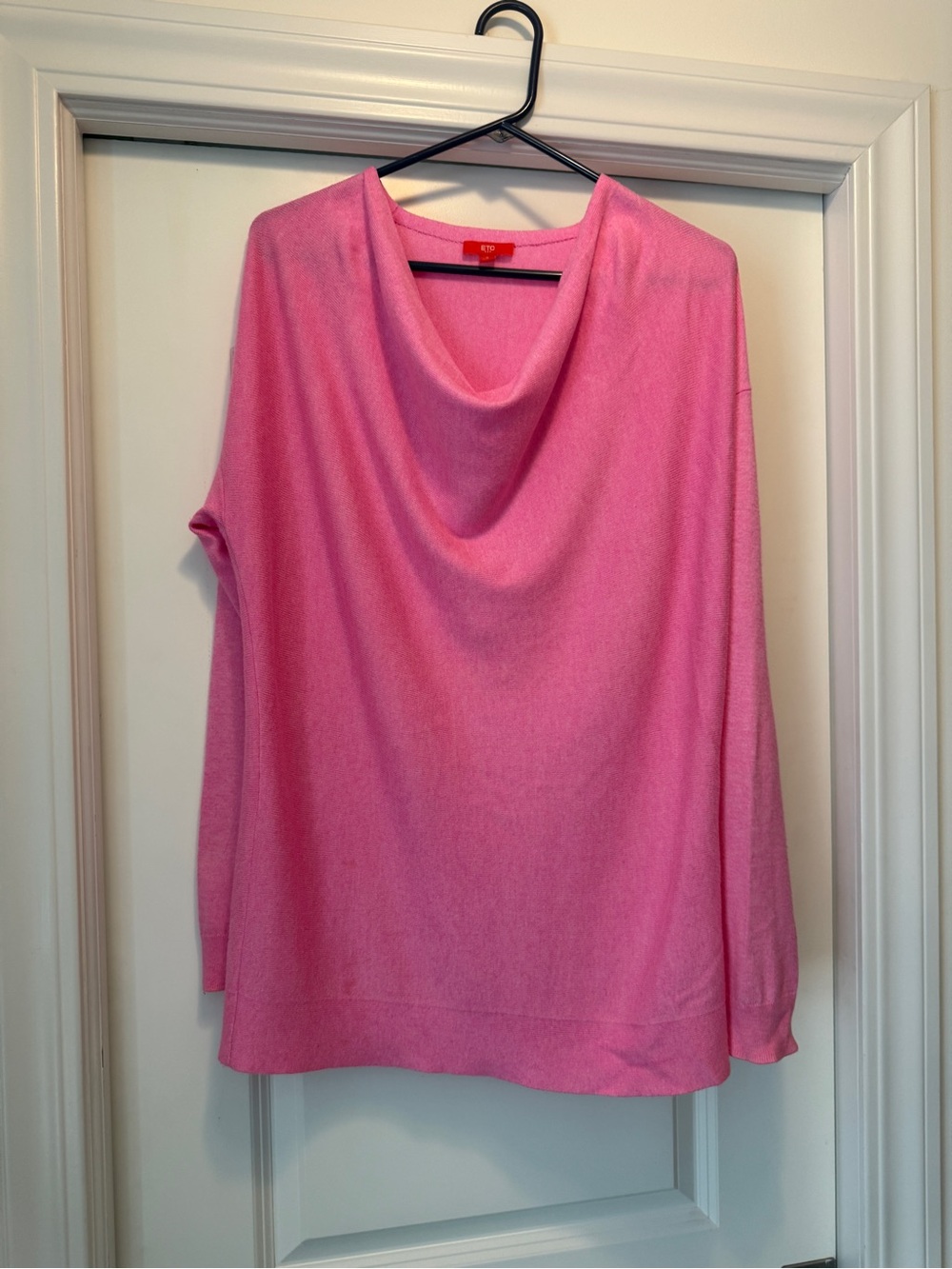 Etcetera oversized, draped cowl neck sweater - Small